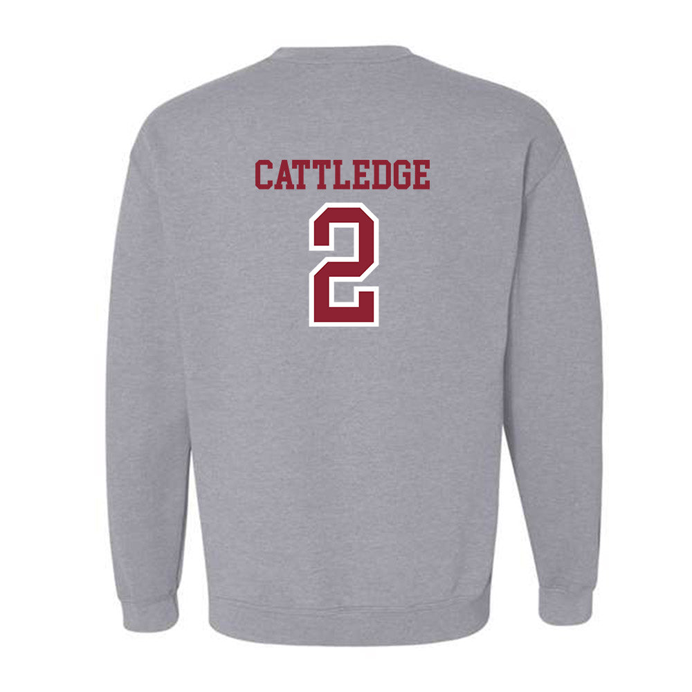 Troy - NCAA Football : Steven Cattledge - Generic Shersey Crewneck Sweatshirt-1