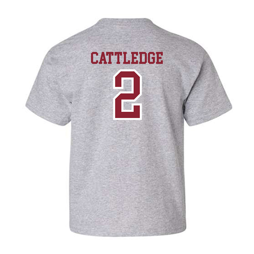 Troy - NCAA Football : Steven Cattledge - Generic Shersey Youth T-Shirt-1