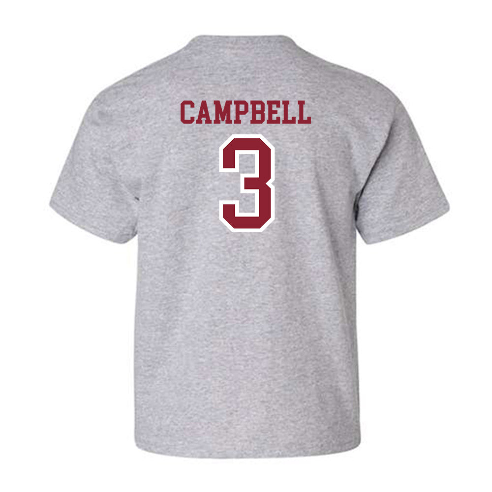 Troy - NCAA Men's Basketball : Cooper Campbell - Generic Shersey Youth T-Shirt-1