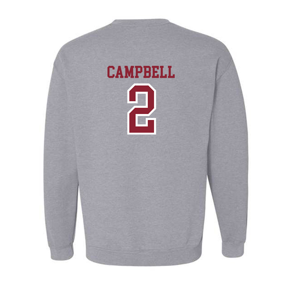 Troy - NCAA Men's Basketball : Cobi Campbell - Generic Shersey Crewneck Sweatshirt-1