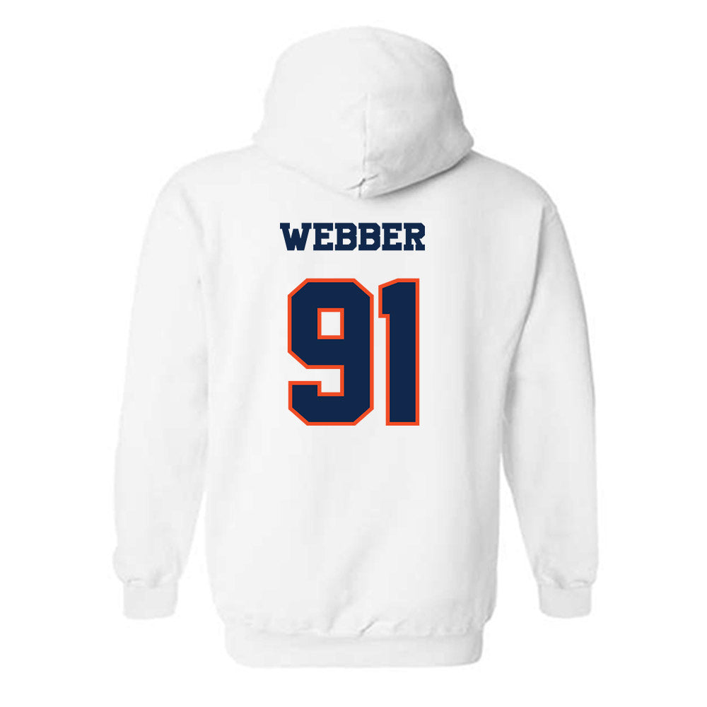 Virginia - NCAA Men's Lacrosse : Cole Webber - Hooded Sweatshirt Classic Shersey