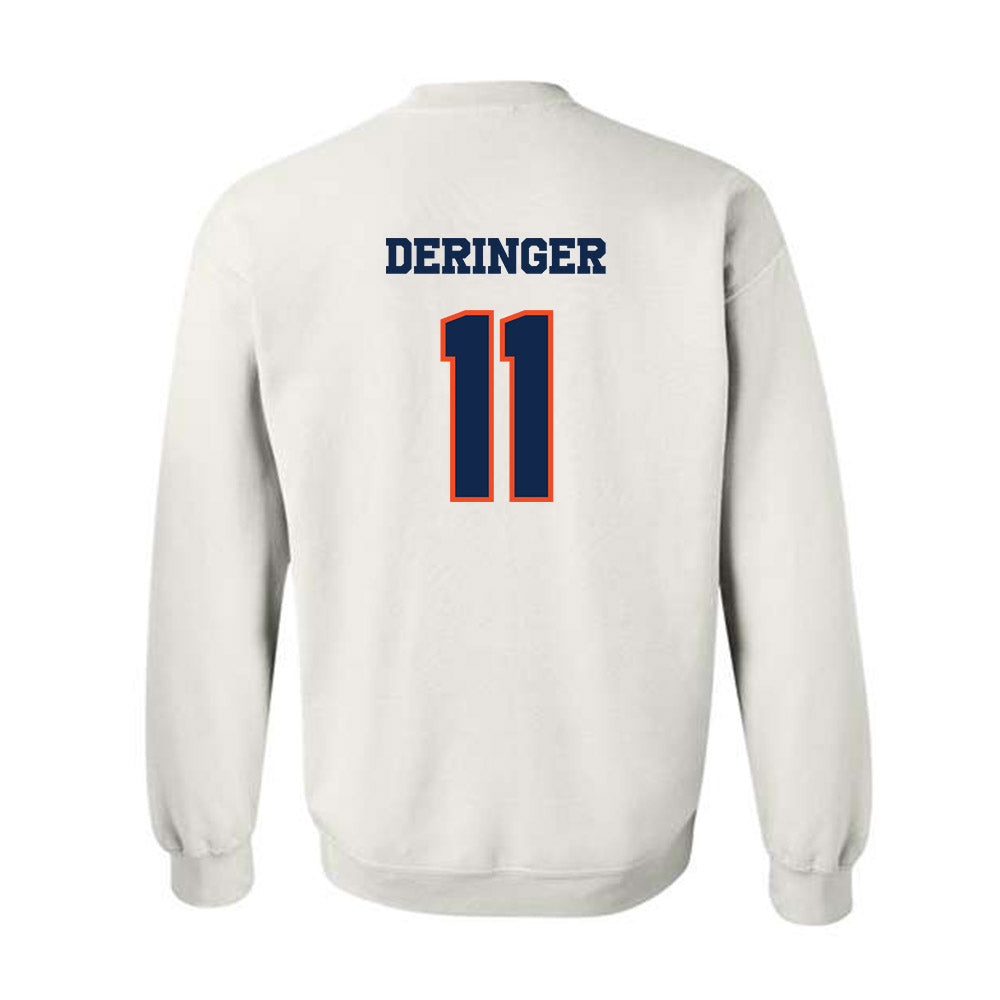 Virginia - NCAA Men's Lacrosse : Caulley Deringer - Crewneck Sweatshirt Classic Shersey