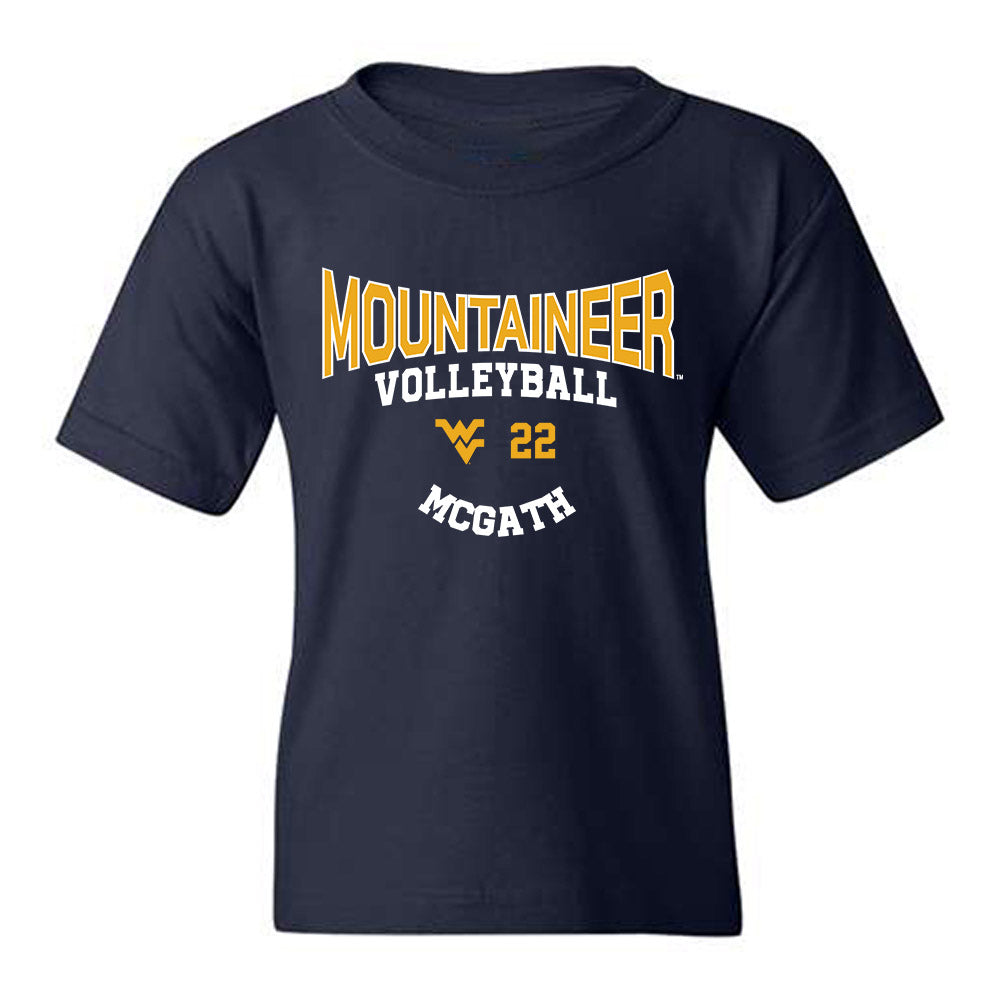 West Virginia - NCAA Women's Volleyball : Maddy McGath - Classic Fashion Shersey Youth T-Shirt-0