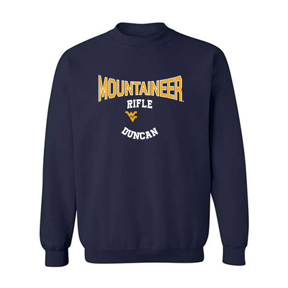 West Virginia - NCAA Rifle : Maximus Duncan - Classic Fashion Shersey Crewneck Sweatshirt-0