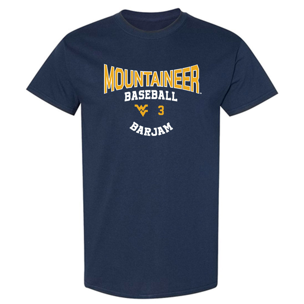 West Virginia - NCAA Baseball : Zahir Barjam - Classic Fashion Shersey T-Shirt-0