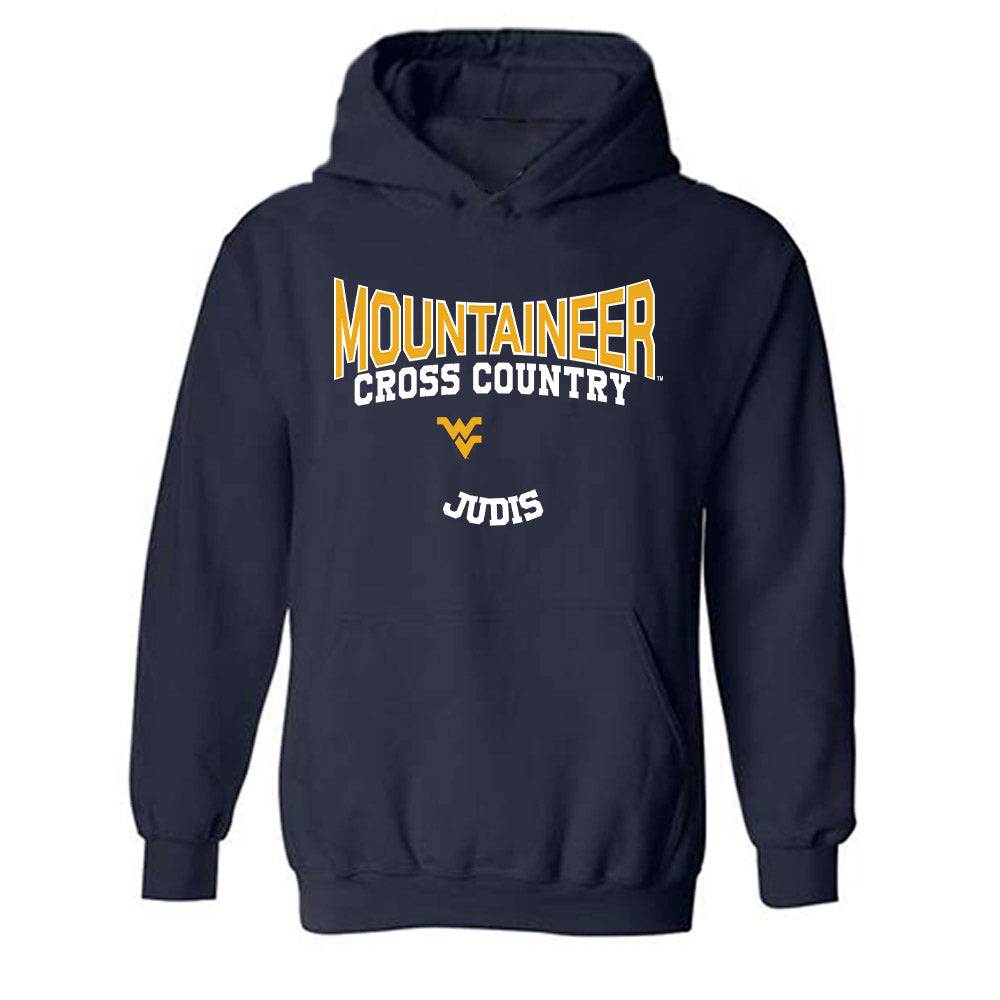 West Virginia - NCAA Women's Cross Country : Chiara Judis - Classic Fashion Shersey Hooded Sweatshirt-0