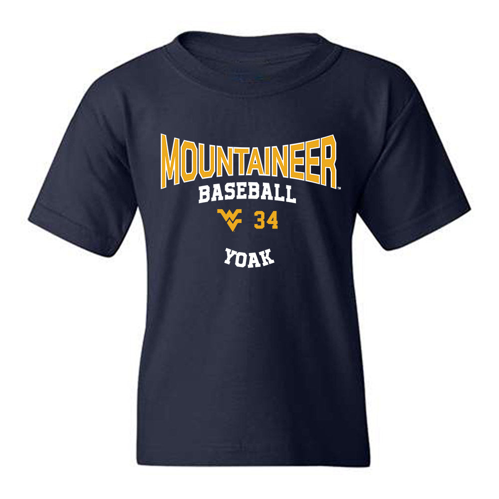 West Virginia - NCAA Baseball : Bryant Yoak - Classic Fashion Shersey Youth T-Shirt-0