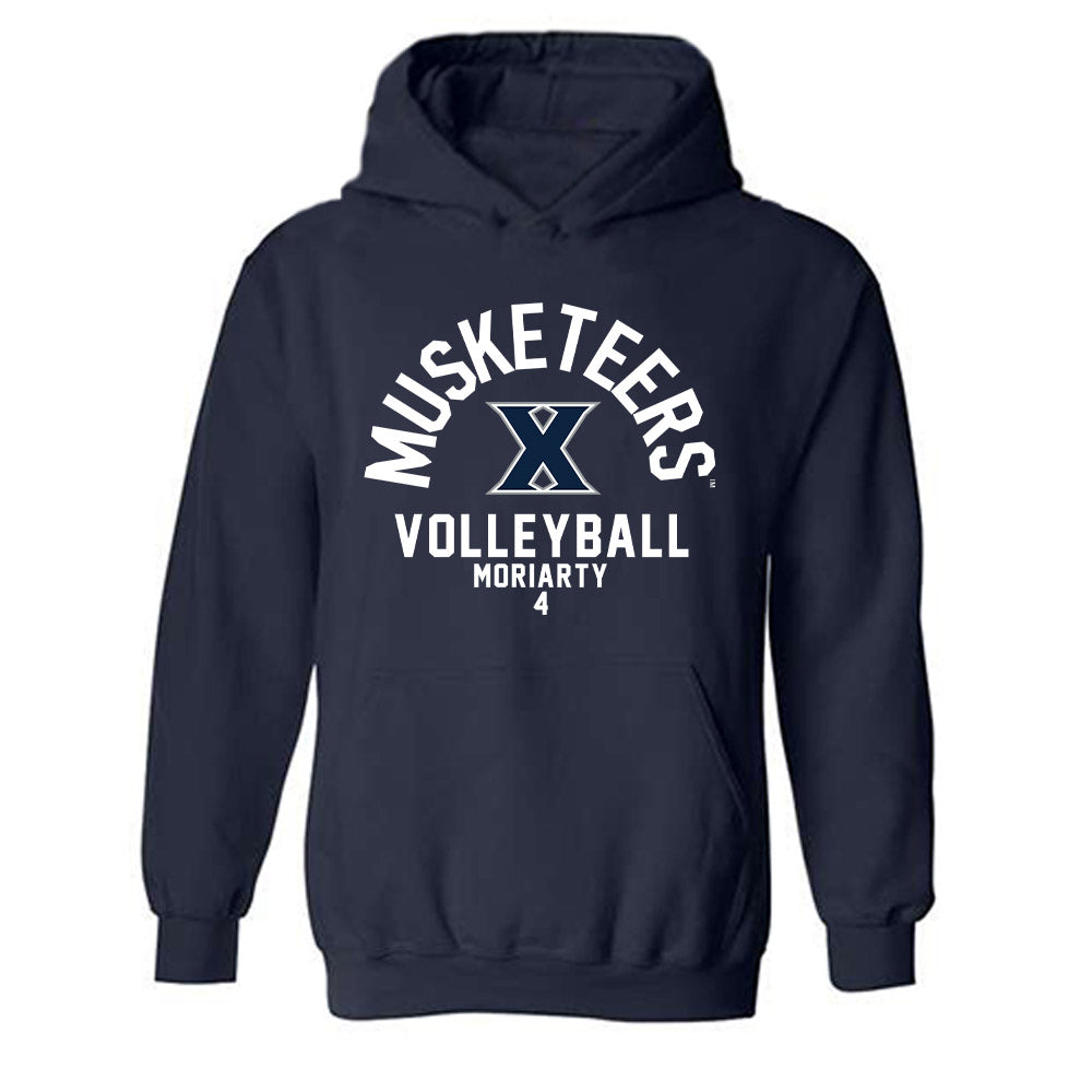 Xavier - NCAA Women's Volleyball : Charlotte Moriarty - Fashion Shersey Hooded Sweatshirt