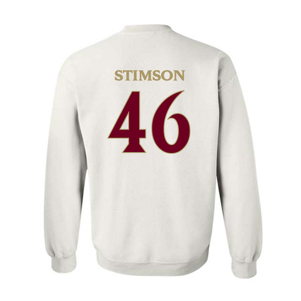 Elon - NCAA Football : Carter Stimson - Classic Fashion Shersey Crewneck Sweatshirt-1