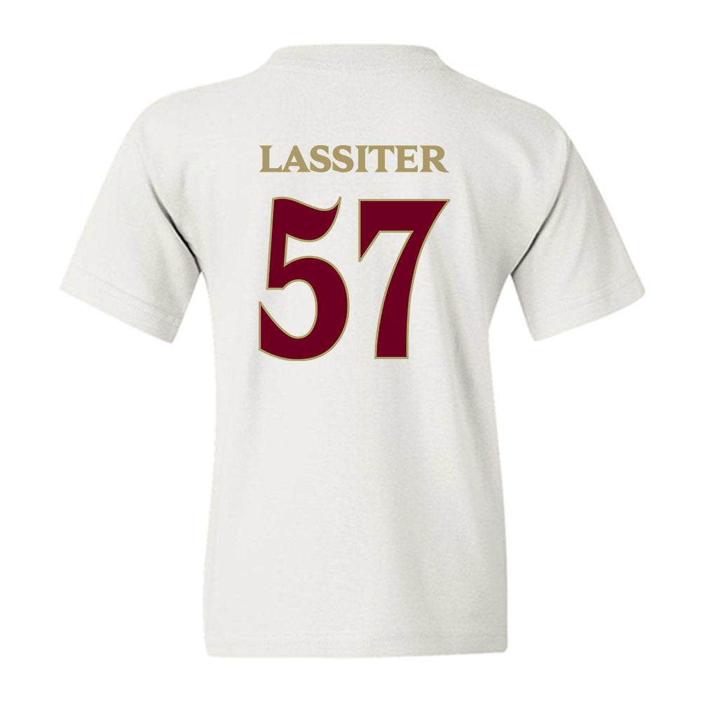 Elon - NCAA Football : Demari Lassiter - Classic Fashion Shersey Youth T-Shirt-1