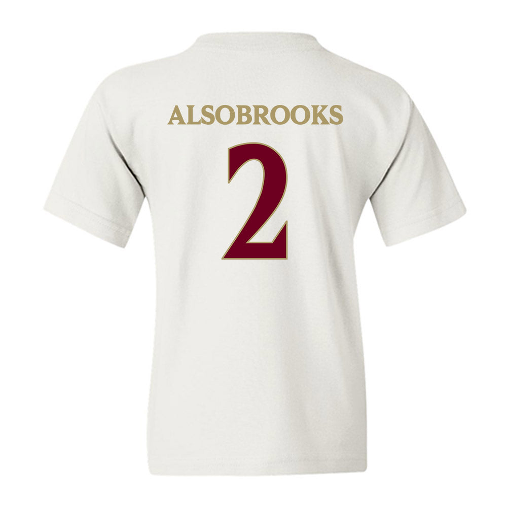 Elon - NCAA Football : Senquavious Alsobrooks - Classic Fashion Shersey Youth T-Shirt-1