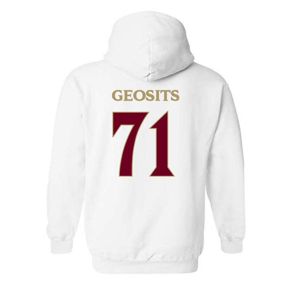 Elon - NCAA Football : Frank Geosits - Classic Fashion Shersey Hooded Sweatshirt-1