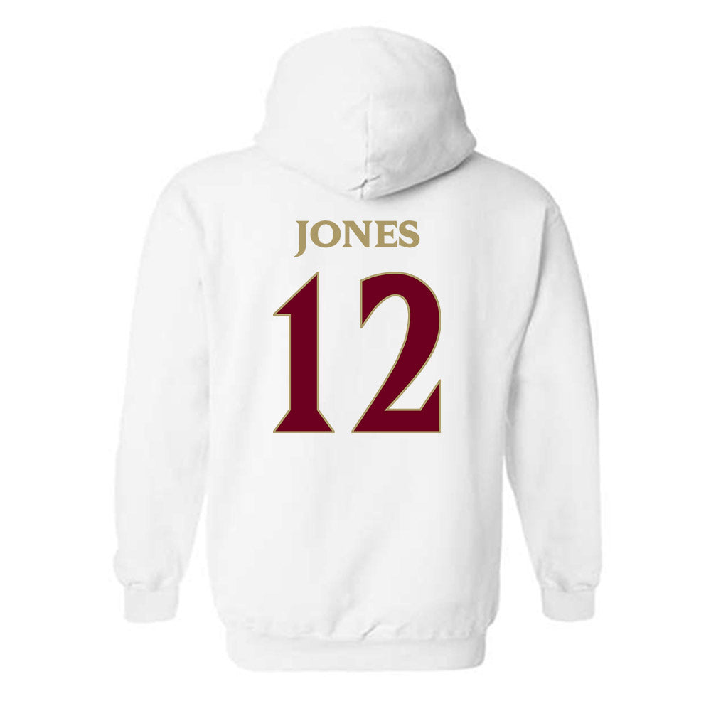Elon - NCAA Football : Eric Jones - Classic Fashion Shersey Hooded Sweatshirt-1