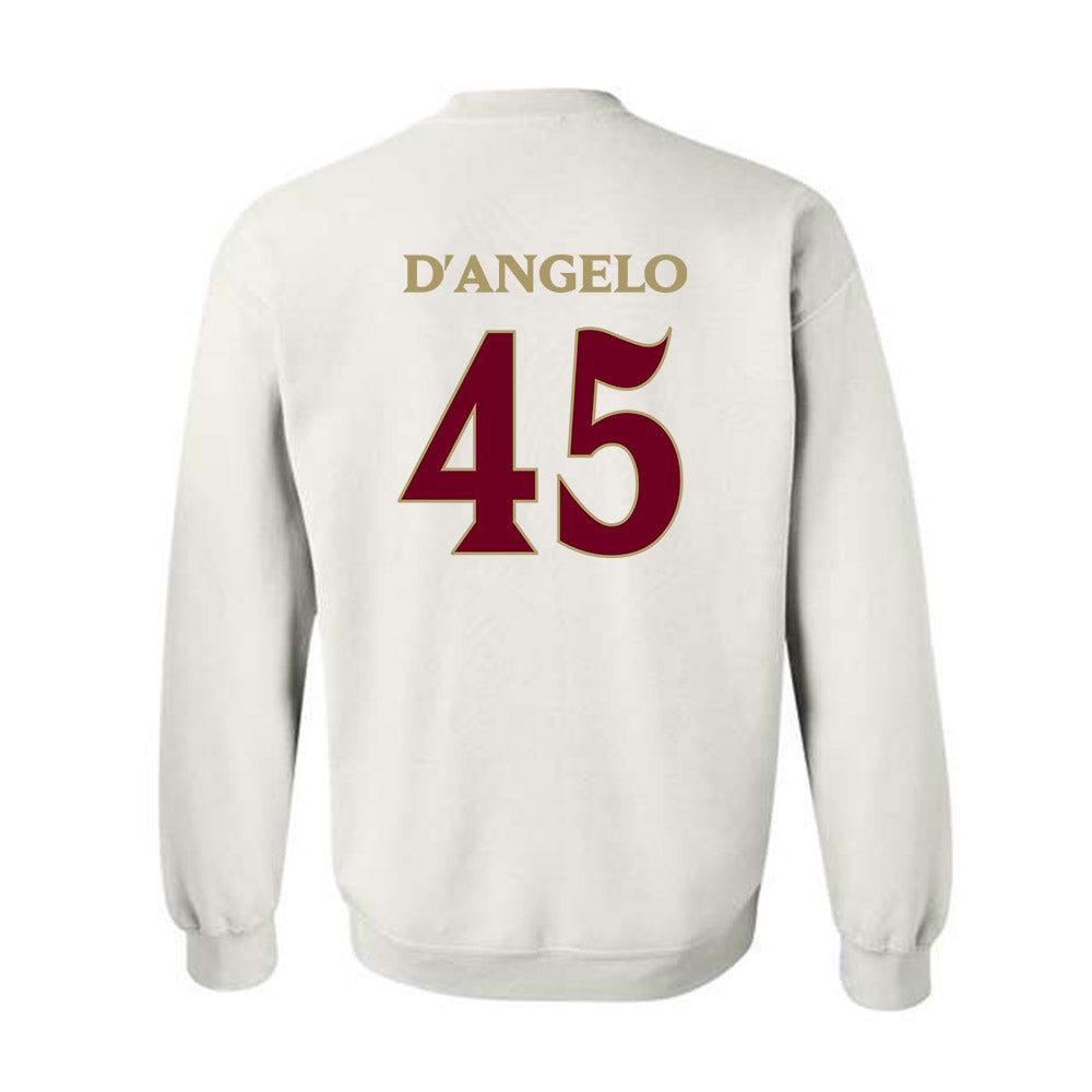 Elon - NCAA Football : Michael D'Angelo - Classic Fashion Shersey Crewneck Sweatshirt-1