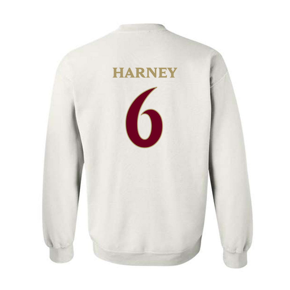 Elon - NCAA Football : Tyquan Harney - Classic Fashion Shersey Crewneck Sweatshirt-1
