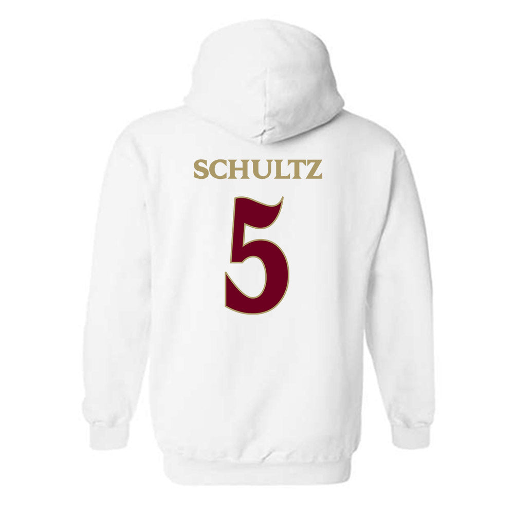 Elon - NCAA Women's Volleyball : Allie Schultz - Classic Fashion Shersey Hooded Sweatshirt-1