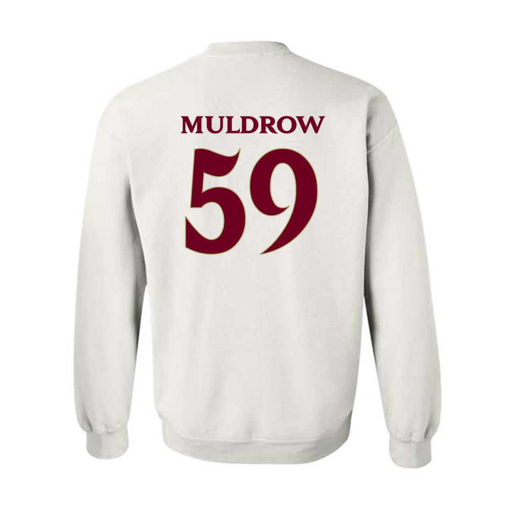 Elon - NCAA Football : Michael Muldrow - Classic Fashion Shersey Crewneck Sweatshirt-1