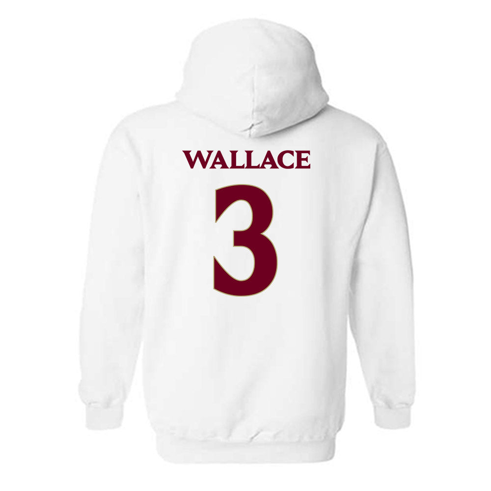 Elon - NCAA Women's Volleyball : Dani Wallace - Classic Fashion Shersey Hooded Sweatshirt-1