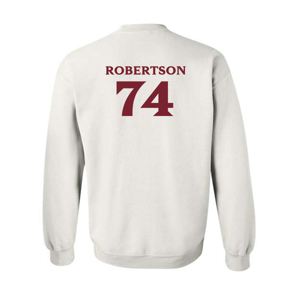 Elon - NCAA Football : Webb Robertson - Classic Fashion Shersey Crewneck Sweatshirt-1