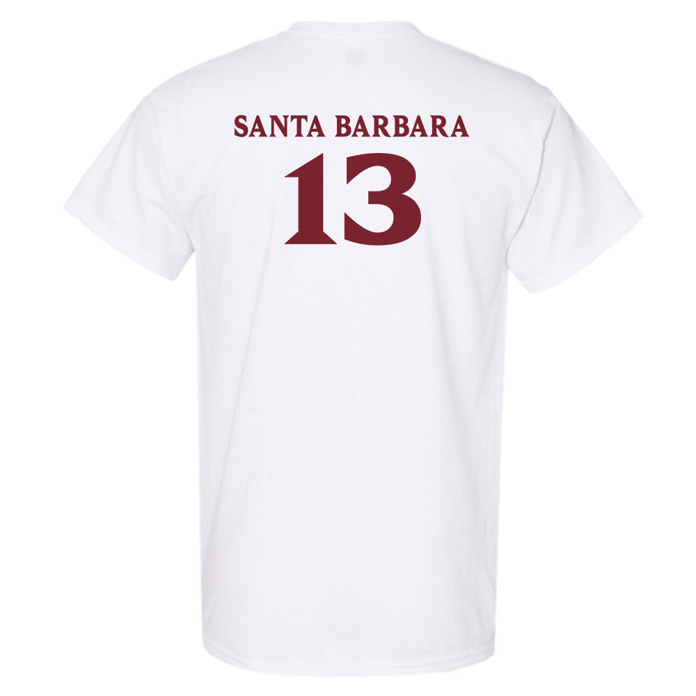Elon - NCAA Women's Lacrosse : Mj Santa Barbara - Classic Fashion Shersey T-Shirt-1