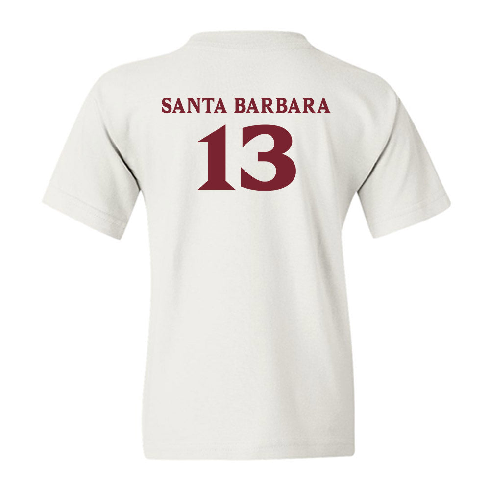 Elon - NCAA Women's Lacrosse : Mj Santa Barbara - Classic Fashion Shersey Youth T-Shirt-1