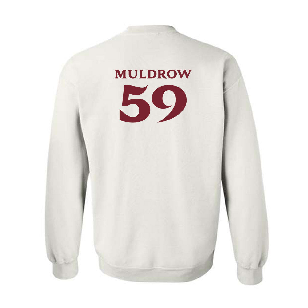 Elon - NCAA Football : Michael Muldrow - Classic Fashion Shersey Crewneck Sweatshirt-1