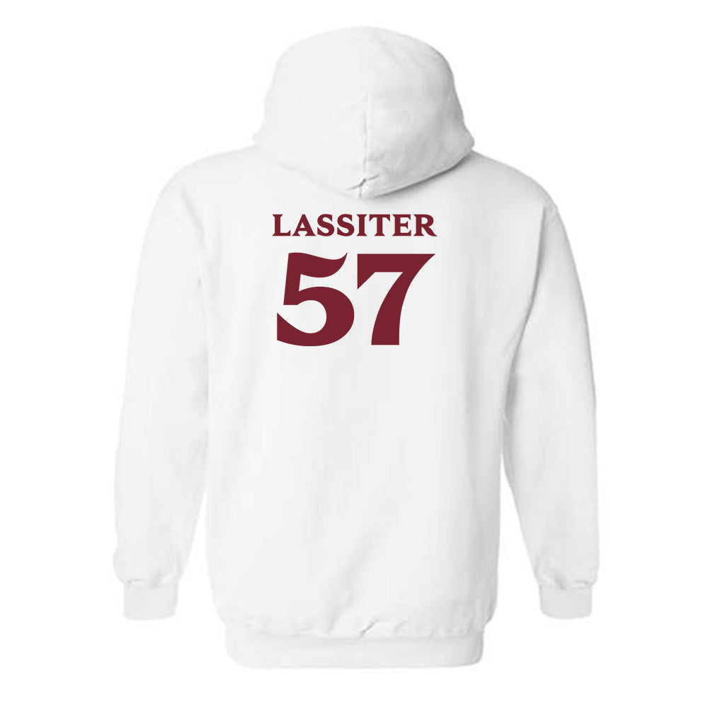 Elon - NCAA Football : Demari Lassiter - Classic Fashion Shersey Hooded Sweatshirt-1