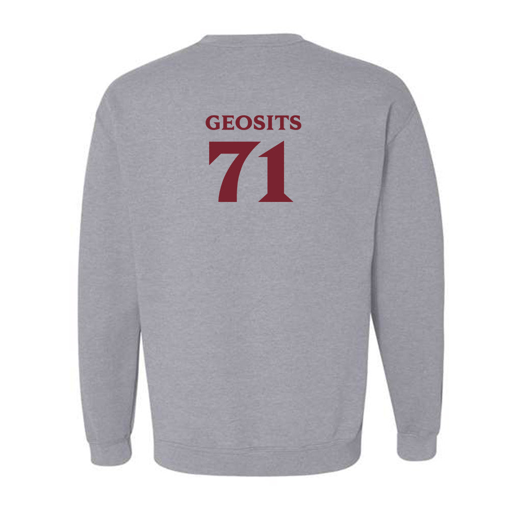 Elon - NCAA Football : Frank Geosits - Classic Fashion Shersey Crewneck Sweatshirt-1