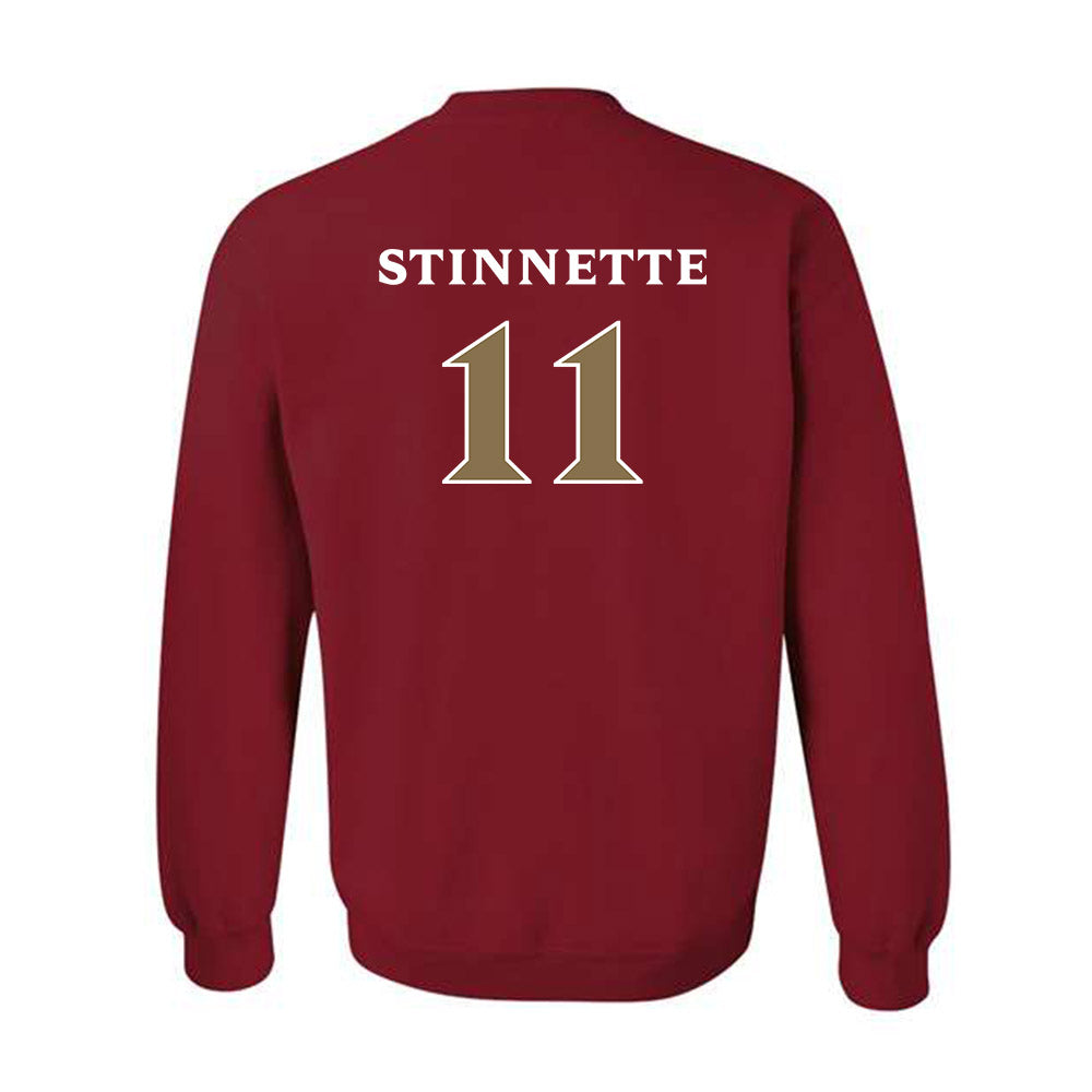 Elon - NCAA Football : Shannon Stinnette - Classic Fashion Shersey Crewneck Sweatshirt-1