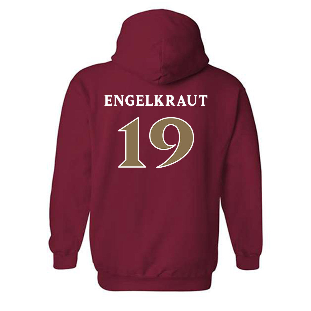 Elon - NCAA Women's Lacrosse : Maddie Engelkraut - Classic Fashion Shersey Hooded Sweatshirt-1
