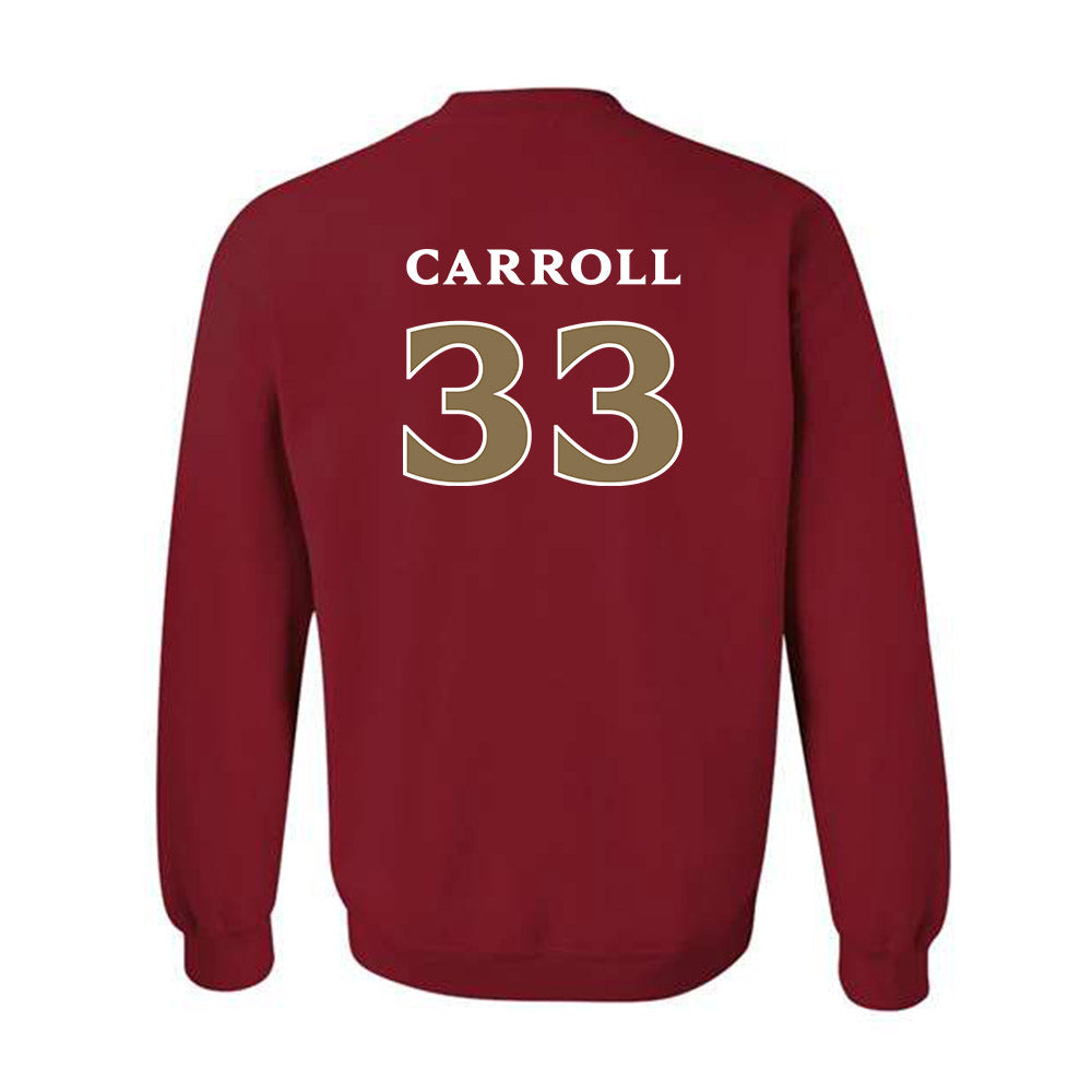 Elon - NCAA Football : Brodie Carroll - Classic Fashion Shersey Crewneck Sweatshirt-1