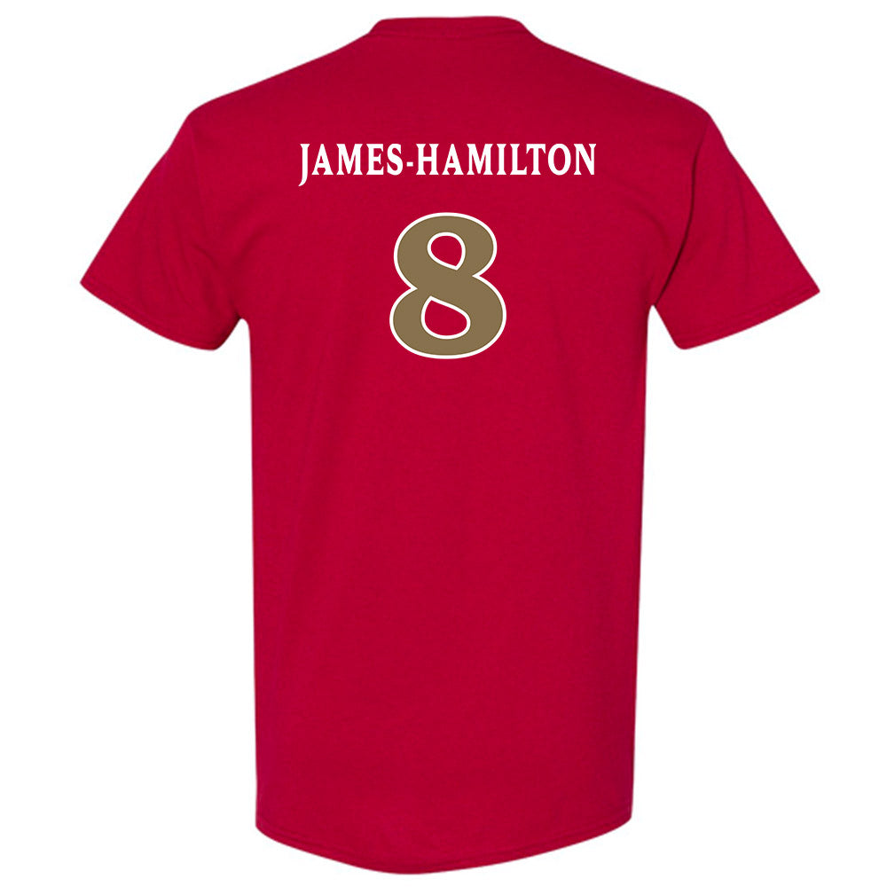 Elon - NCAA Football : Darren James-Hamilton - Classic Fashion Shersey T-Shirt-1