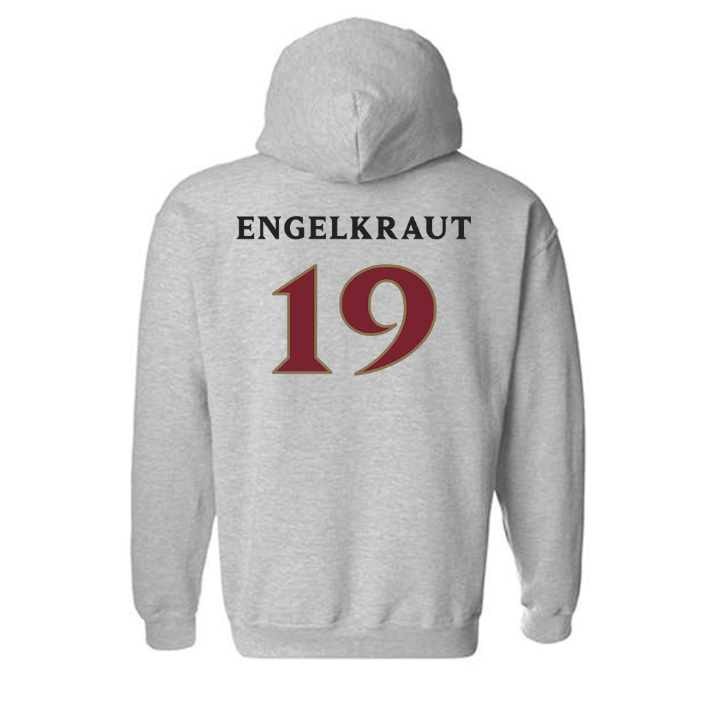 Elon - NCAA Women's Lacrosse : Maddie Engelkraut - Classic Fashion Shersey Hooded Sweatshirt-1