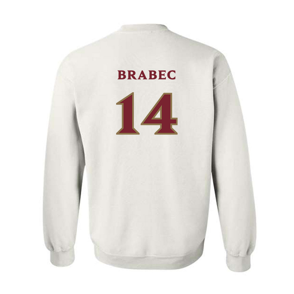 Elon - NCAA Men's Basketball : Alex Brabec - Classic Shersey Crewneck Sweatshirt-1