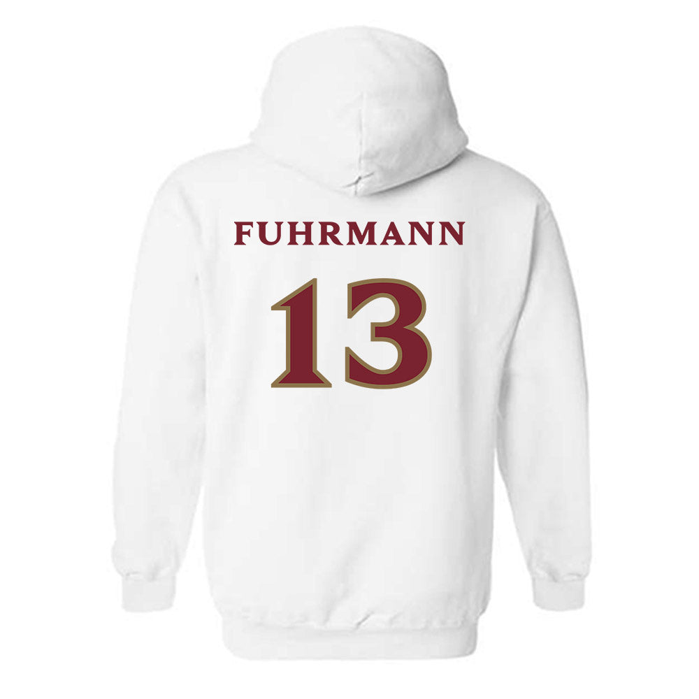 Elon - NCAA Football : Isaiah Fuhrmann - Classic Shersey Hooded Sweatshirt-1