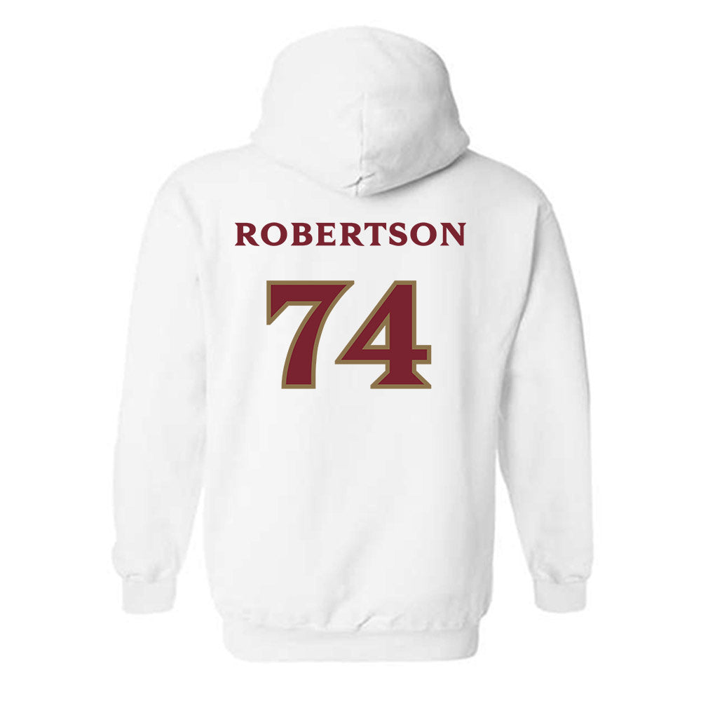 Elon - NCAA Football : Webb Robertson - Classic Shersey Hooded Sweatshirt-1