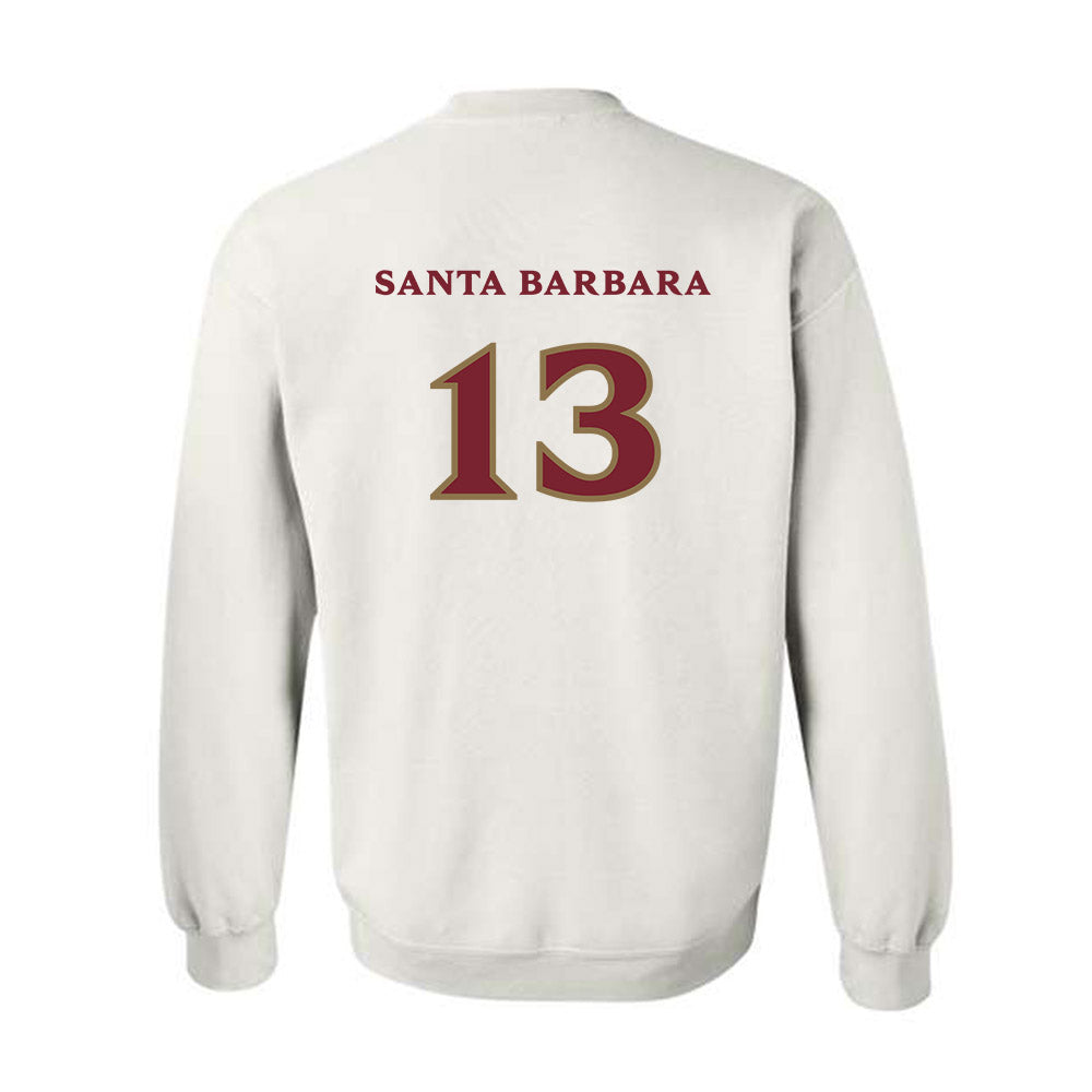 Elon - NCAA Women's Lacrosse : Mj Santa Barbara - Classic Shersey Crewneck Sweatshirt-1