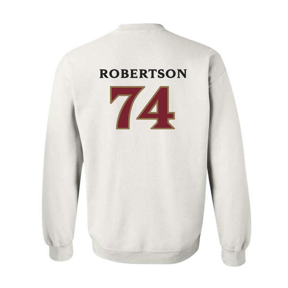 Elon - NCAA Football : Webb Robertson - Classic Shersey Crewneck Sweatshirt-1