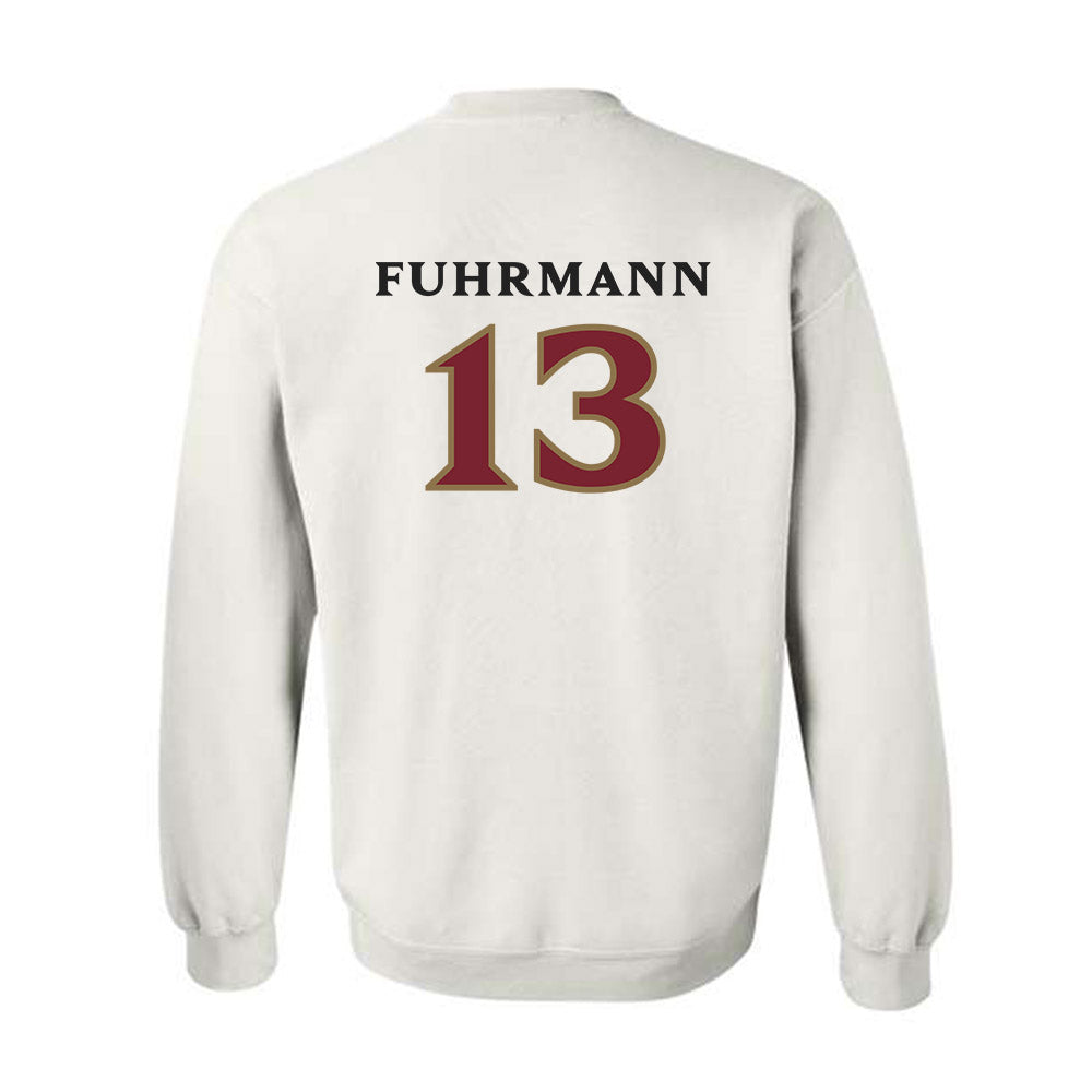Elon - NCAA Football : Isaiah Fuhrmann - Classic Shersey Crewneck Sweatshirt-1