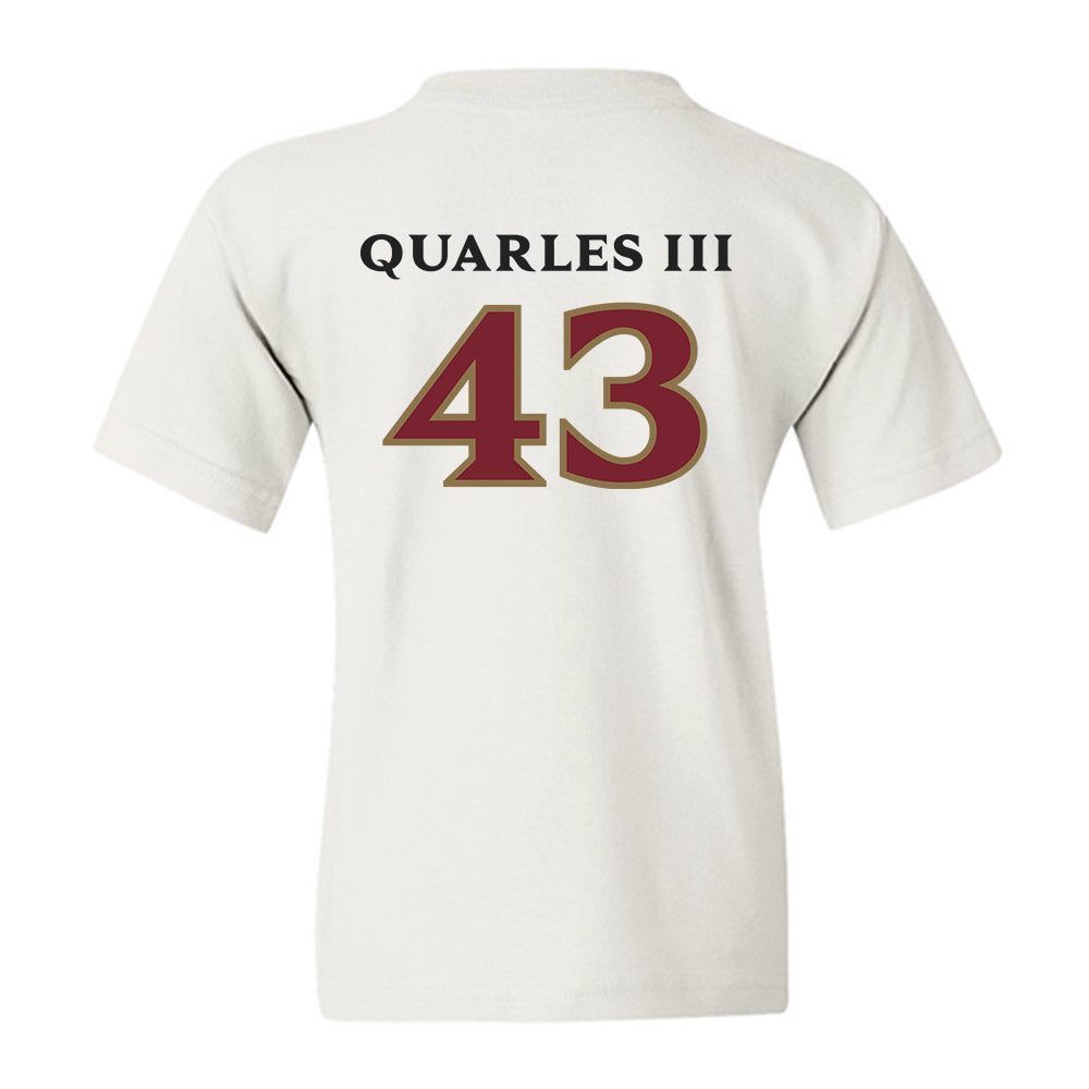 Elon - NCAA Football : Douglas Quarles III - Classic Shersey Youth T-Shirt-1