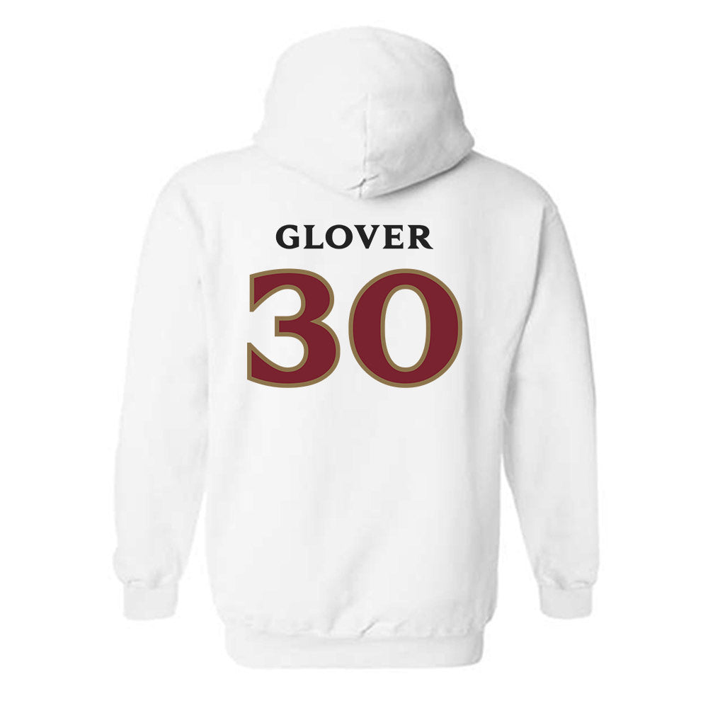 Elon - NCAA Football : Jordan Glover - Classic Shersey Hooded Sweatshirt-1