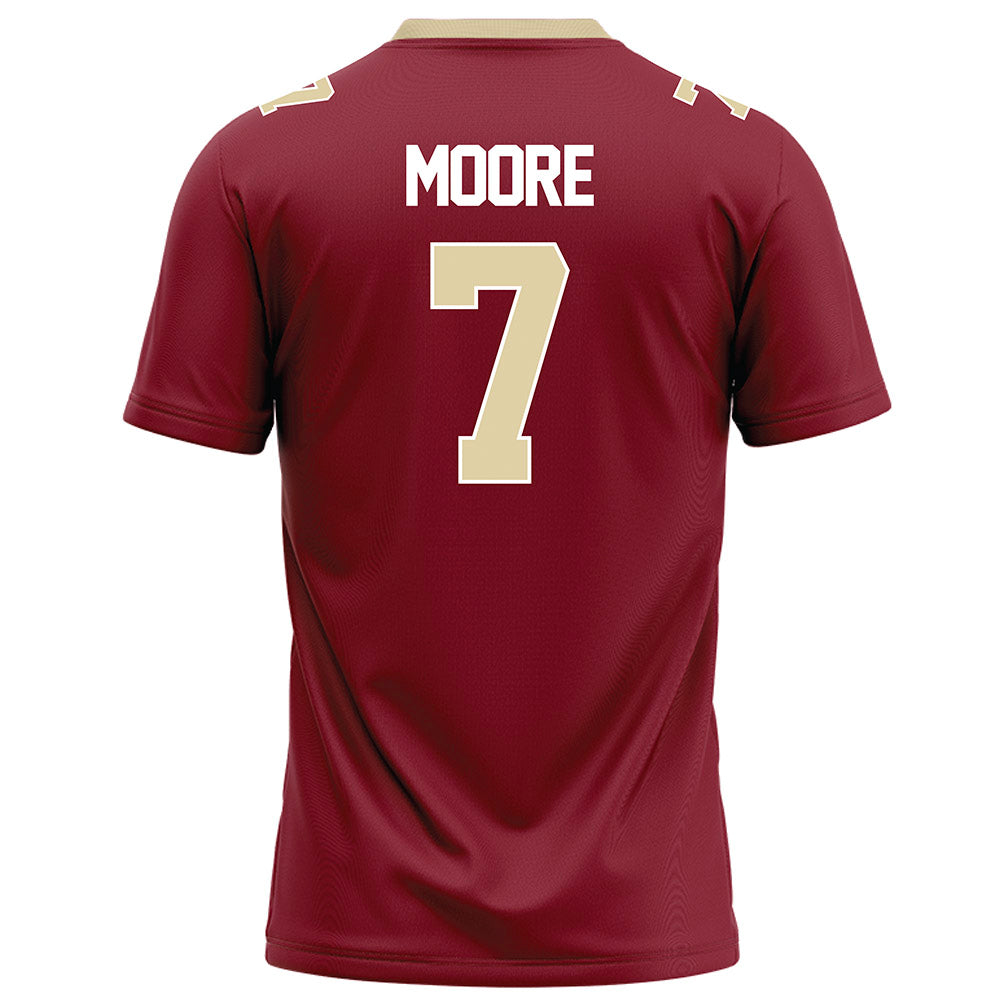 Elon - NCAA Football : Cazeem Moore - Maroon Football Jersey
