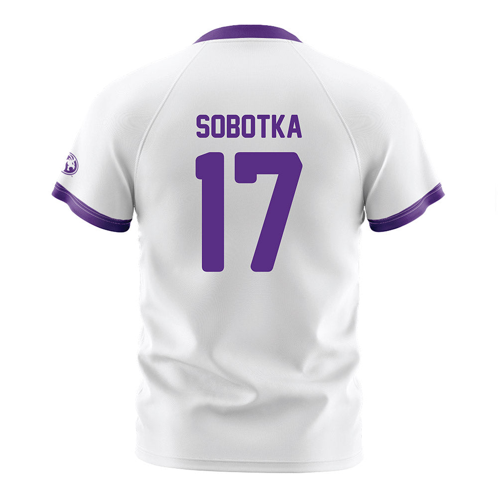 North Alabama - NCAA Women's Soccer : Charlotte Sobotka - White Soccer Jersey-1