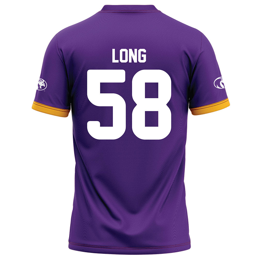North Alabama - NCAA Football : Eli Long - Purple Football Jersey-1