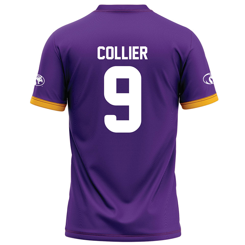 North Alabama - NCAA Football : Logan Collier - Purple Football Jersey
