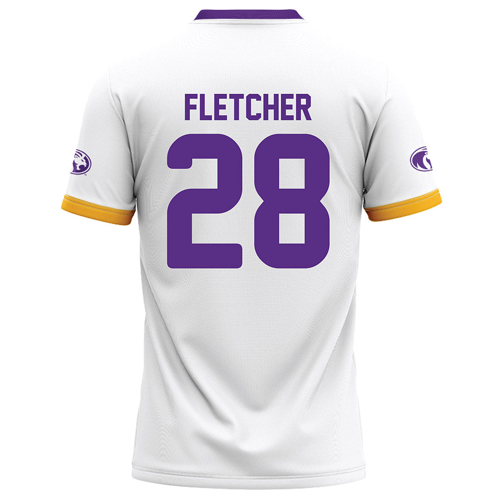 North Alabama - NCAA Football : Jalen Fletcher - White Football Jersey-1