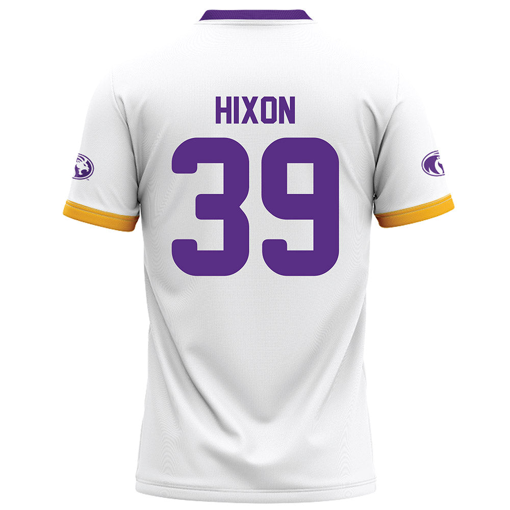 North Alabama - NCAA Football : Josiah Hixon - White Football Jersey-1