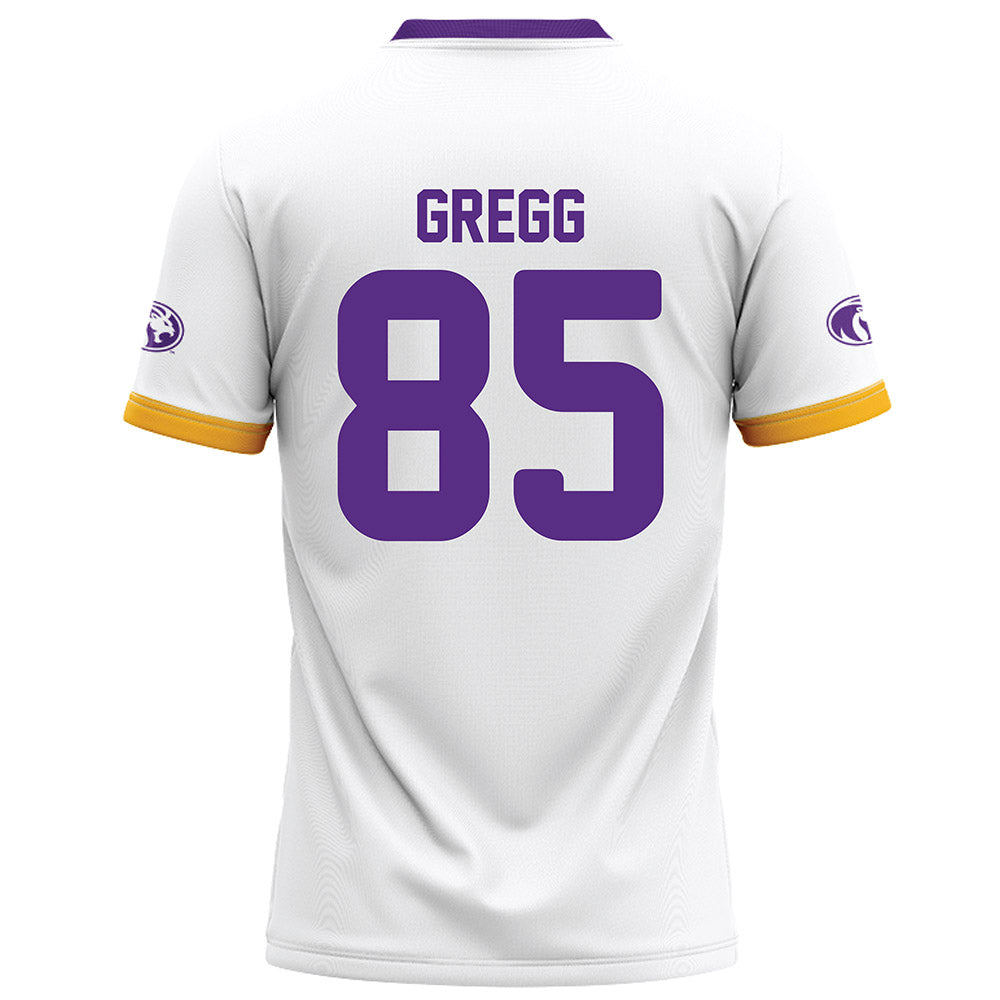 North Alabama - NCAA Football : Noah Gregg - White Football Jersey-1