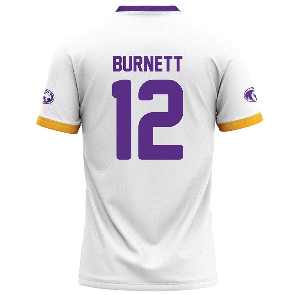 North Alabama - NCAA Football : Christopher Burnett - White Football Jersey