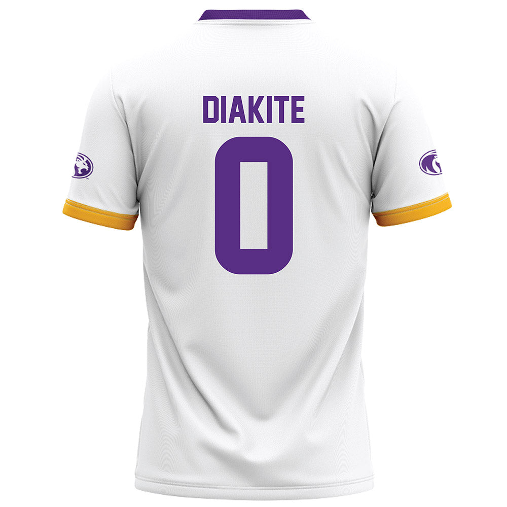 North Alabama - NCAA Football : BJ Diakite - White Football Jersey-1